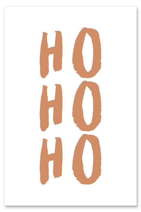 Ho Ho Ho Print By Orara Studio Posterlounge
