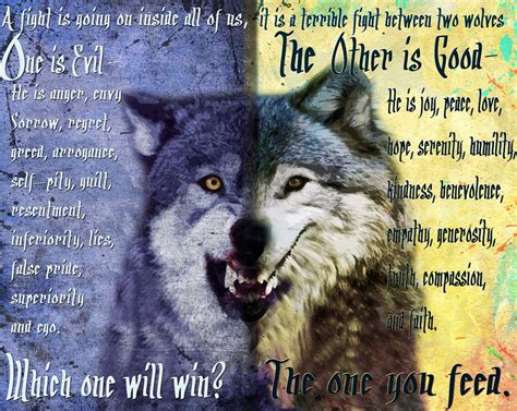 Epic Formula To Win Over Evil An Old Cherokee Tale Of Two Wolves God