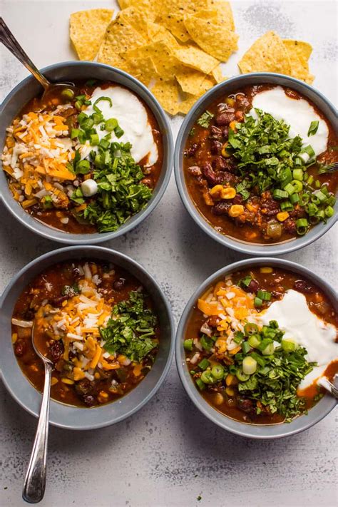 Set the instant pot trivet/rack in place, then position thawed ground beef on top. Instant Pot Turkey Chili (Video) - iFOODreal - Healthy Family Recipes