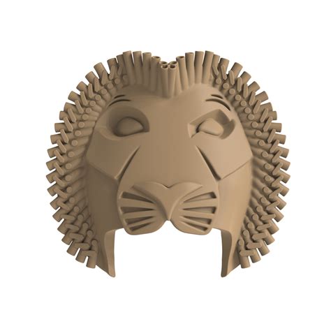 3d File Simba Lion King Musical Mask・model To Download And 3d Print