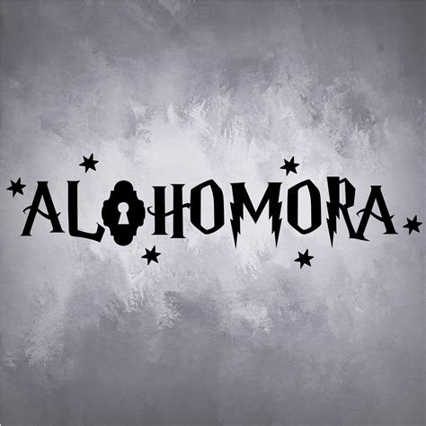 Alohomora Decal Inspired by Harry Potter | Etsy