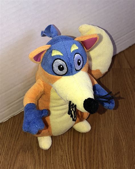 Swiper The Fox From Dora The Explorer Stuffed Plush Toy Ty Beanie