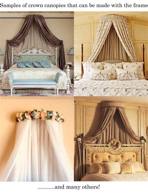 Frame For A Crown Canopy Etsy Bed Crown Canopy Canopy Bed Curtains