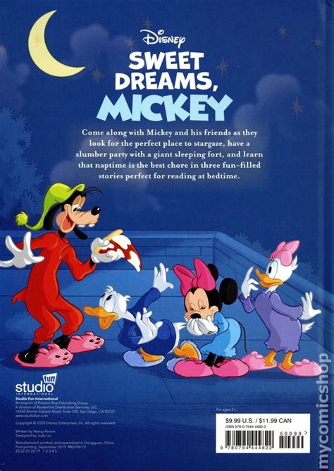 Disney Sweet Dreams Mickey Hc 2020 Sfi Readerlink Comic Books