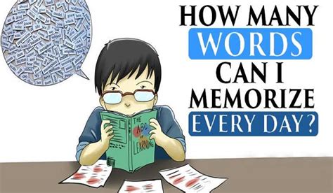 How Many Words Can You Memorize In A Day Word Counter