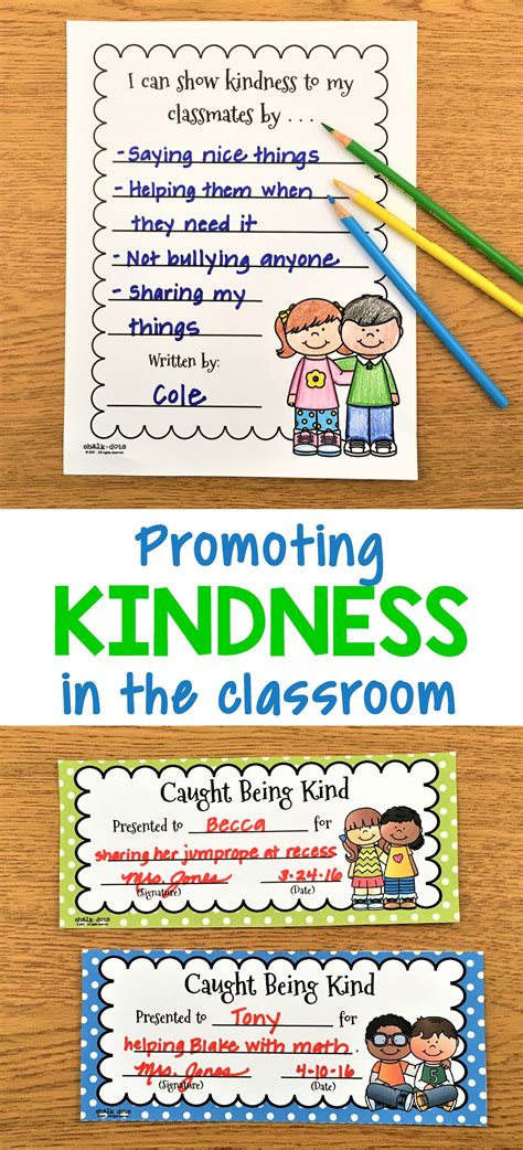 Kindness Activity Caught Being Kind Certificates Kindness
