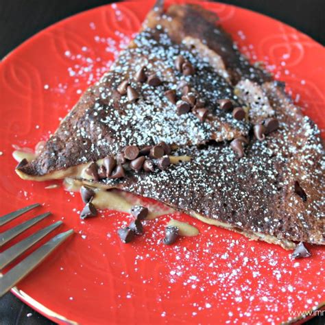Whole Wheat Peanut Butter Chocolate Crepes Im Not The Nanny