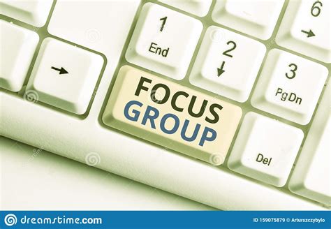 Text Sign Showing Focus Group. Conceptual Photo Showing Assembled To Participate In Discussion ...
