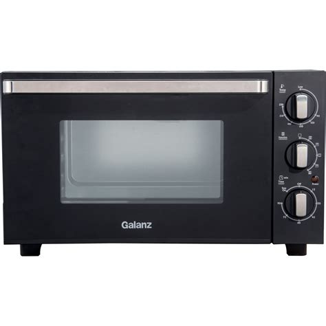 Galanz Mouk001b 30l Mini Fan Assisted Toaster Oven Black