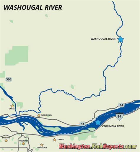 Washougal River Fish Reports And Map