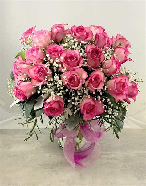 Bountiful Love Two Dozen Pink Rose Bouquet In Gibbstown Nj