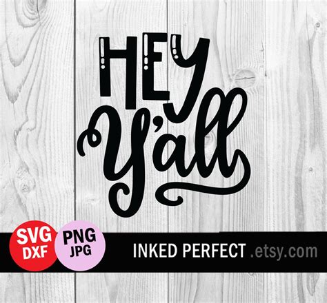 Hey Yall Yall Svg Hello Welcome Hi There Doormat Front Etsy
