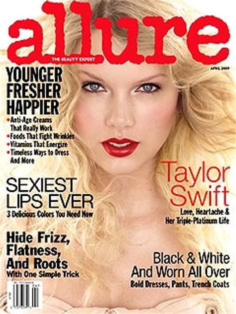 Taylor Swift Covers Allure Magazine April 2009 Sounds Like Nashville