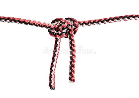 Another Side Of Ashley S Bend Knot Tied On Rope Stock Image Image Of