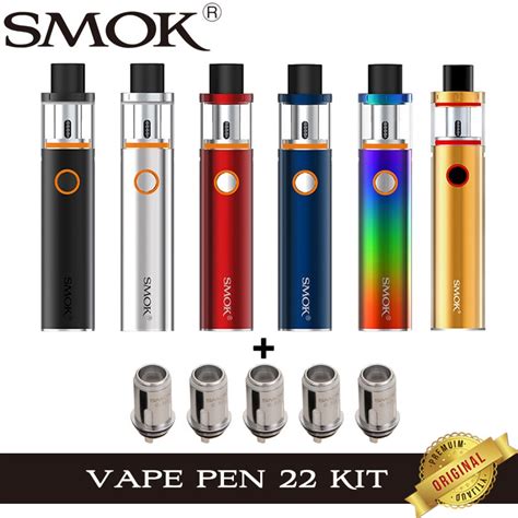 Smok Vape Pen 22 Kit With Built In 1650mah Enjoy Vaping