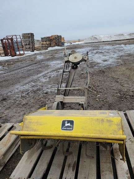 John Deere Rototiller For Behind Garden Tractor Yorkton Auction Centre