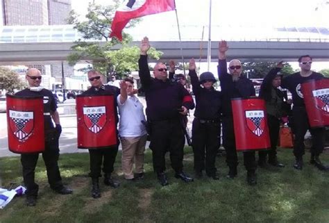 Small Group Of Neo Nazis Protest Michigan Pride Festival With Homophobic Anti Semitic Slurs Adl