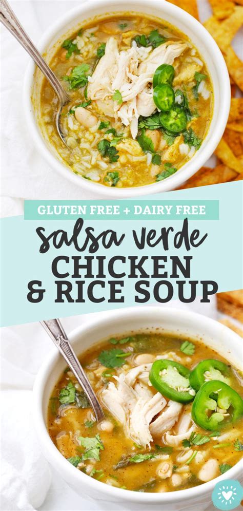 Adds a little flavor and easy to just throw in so i have less prep time. Salsa Verde Chicken and Rice Soup | Recipe in 2020 ...
