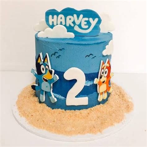 Bluey The Dog Cake Unique Birthday Cakes Kids Cake Toppers Kids Cake