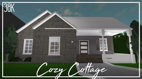 Roblox Welcome To Bloxburg Cozy Cottage Youtube