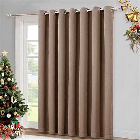 A beautiful window panel that also cuts down on your home energy costs. 100"Wx84"L Curtain Panel Blackout Patio Sliding Door Insulated Decor Cappuccino | eBay