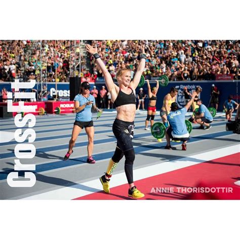 Reebok Annie Thorsdottir Poster Crossfit Crossfit Training