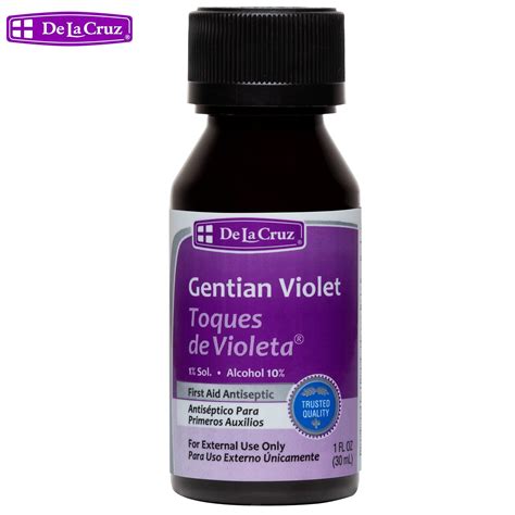 Dela Cruz Gentian Violet First Aid Natural Antiseptic Violeta De