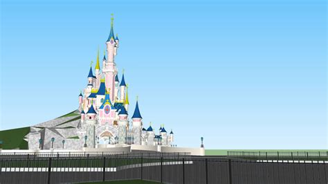 Sleeping Beauty Castle Disneyland Paris 3d Warehouse