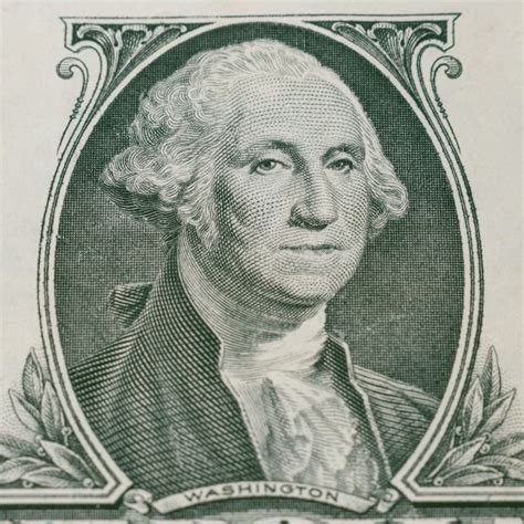 Premium Photo Portrait Of George Washington On 1 Dollar Bill