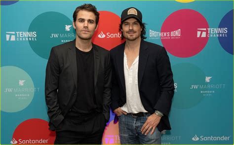 Ian Somerhalder And Paul Wesley Kick Off Miami Open With Their Bourbon