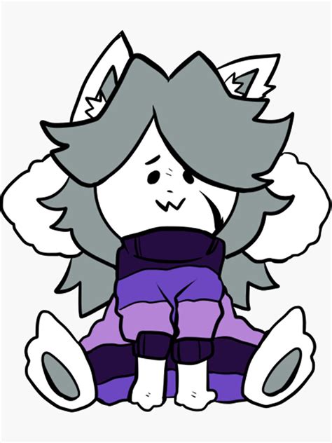 Swapfell Temmie Undertale Sticker For Sale By Isileliroggepii Redbubble