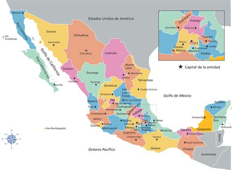 25 Inspirador Mapa Actual De La Republica Mexicana