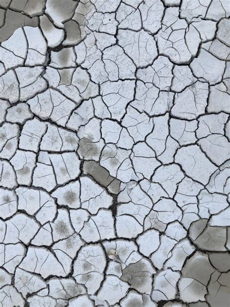 Cracked Dried Drought Desert Sand Texture For Background Top View Stock