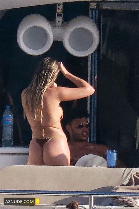 Perrie Edwards Relaxing On A Luxury Yacht With Her England