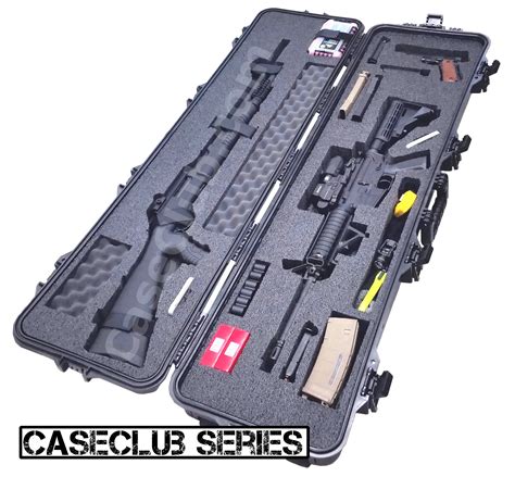 Case Club Waterproof 3 Gun Competition Case For Rifle Shotgun And Pistol