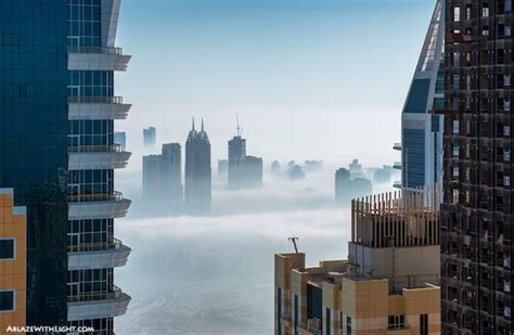 Dubai Gets Turned Into A ‘dreamy City Above Clouds With Thick Rare