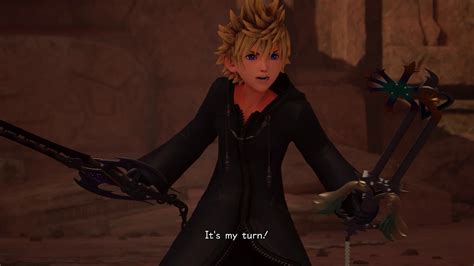 Kingdom Hearts 3 Remind Roxas Playable Character Boss Battle Critical