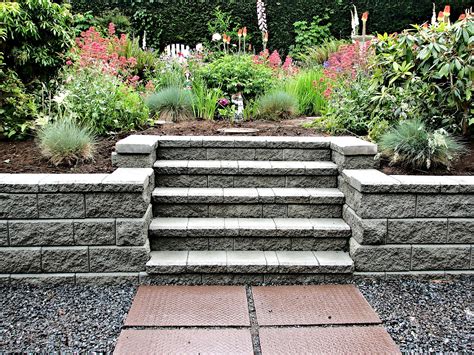 How To Build A Retaining Wall With Steps Builders Villa