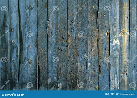 Blue Rustic Wood Wall Stock Image Image Of Peeled Cyan 227491977
