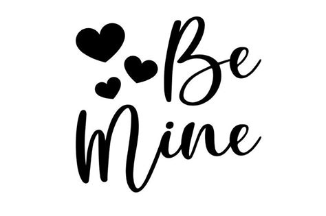 Be Mine SVG for Cricut Design Space - Etsy