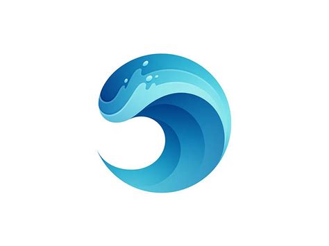 Wave Graphic Design Logo Logo Design Creative Waves Logo