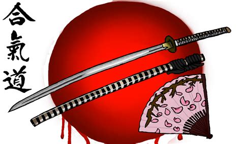 Colors Live Katana Swordblade Unfinished Drawing By Andrewa