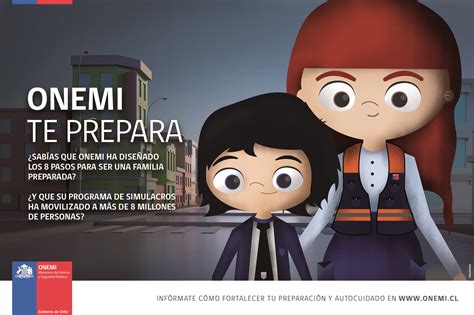 Onemi or oficina nacional de emergencia del ministerio del interior (national office of emergency of the interior ministry) is a chilean government. ONEMI lanza campaña de autocuidado y ayuda mutua durante ...