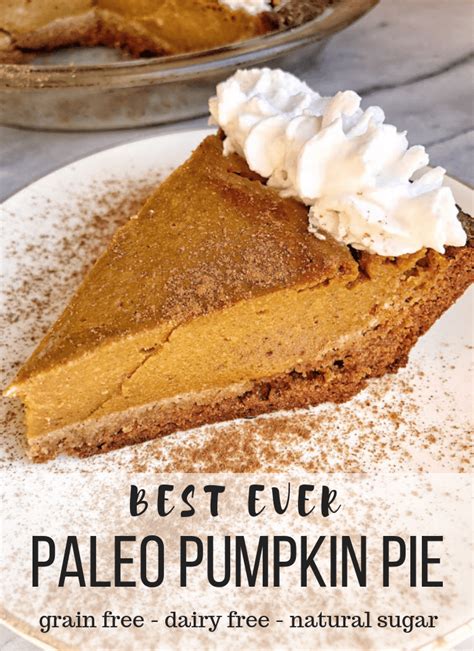 Healthy Paleo Pumpkin Pie Recipe Paleo Pumpkin Pie Paleo Pumpkin