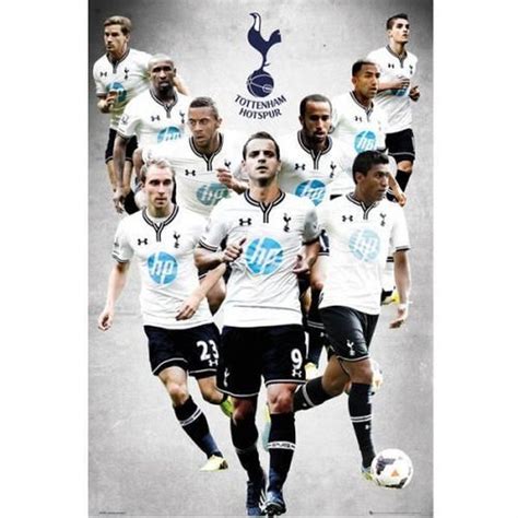 Tottenham Hotspur Fc Poster Players 70 Unisportstoreat