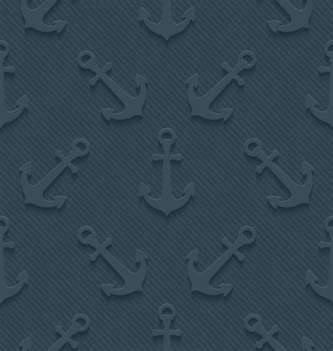 Anchor Isolated On Black Background Illustrations Royalty Free Vector