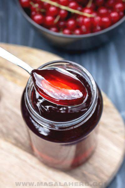 Easy Red Currant Jelly Recipe {no Pectin} How To Tips Masala Herb