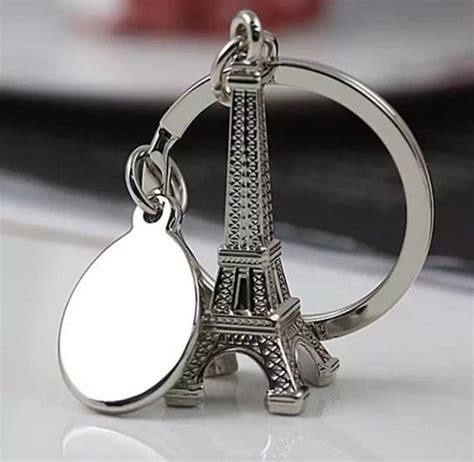 Eiffel Tower Keychain Souvenirs Paris Tour Eiffel Keychain Key Etsy