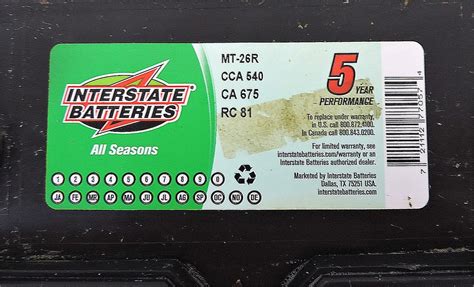 Police Auctions Canada Interstate Batteries Mt 26r All Seasons