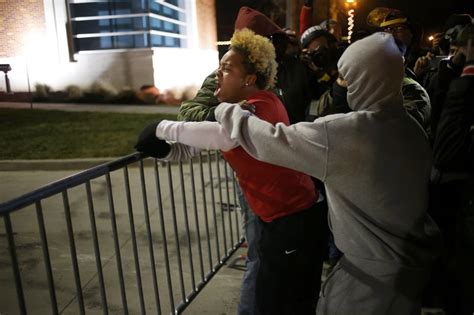 Protests Flare After Ferguson Police Officer Is Not Indicted The New York Times